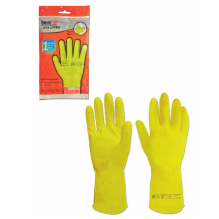 BF LUVA LATEX MULTIUSO AMARELA M/7