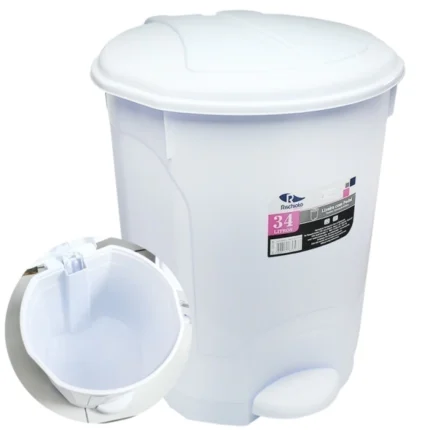 LIXEIRA COM PEDAL 34,0 LITROS