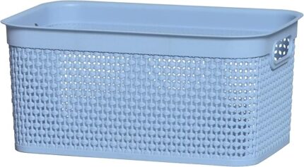 CAIXA RATTAN 7,5 LITROS AZUL CLARO .