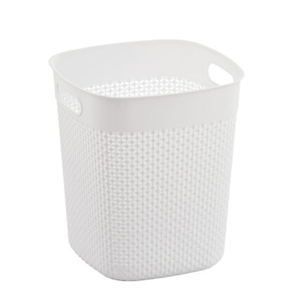 CESTO RATTAN S/TAMPA 7,5 L BRANCA