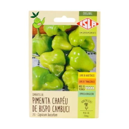 SEMENTE PIMENTAO CHAPEU BISPO/ CAMB 0,25G ISLA - REF 213