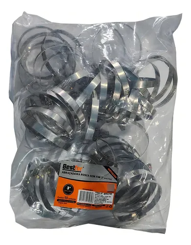 BF ABRACADEIRA ROSCA S/FIM 3POL - INOX REFORCADA