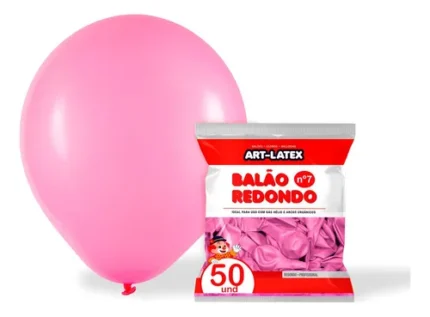 BALAO 7 IMPERIAL C/50 ROSA PINK