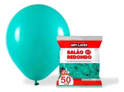 BALAO 7 IMPERIAL C/50 VERDE CLARO