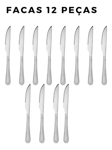 FACA STAR CHURRASCO 12 PCS