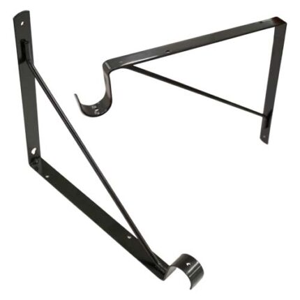 BF CANTONEIRA MAO FRANCESA REF P/VARAO PRETA 26X25X2,5CM