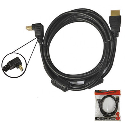 BF CABO HDMI 3M 1 PLUG RETO E 1 PLUG 90 GRAUS