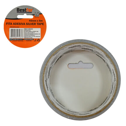 BF FITA ADESIVA SILVER TAPE 45MMX5M