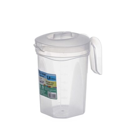 JARRA 1,8L TRANSPARENTE C/ TAMPA