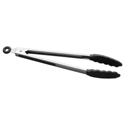 PEGADOR DE SILICONE C/ CABO INOX 31CM CINZA - CM144