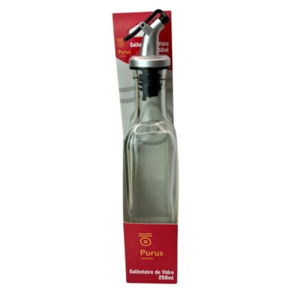 GALHETEIRO DE VIDRO C/2 250ML CADA