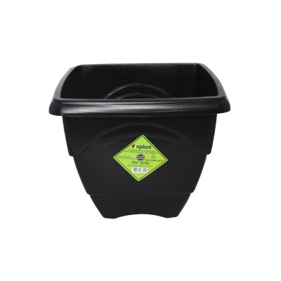 VASO QUADRADO MEDIO 5,5L PRETO