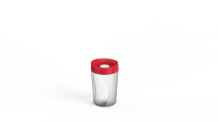 POTE HERMETICO 500 ML TAMPA PRETA
