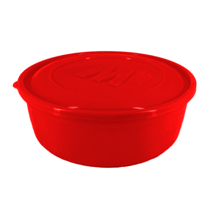POTE REDONDO PP 360 ML VERMELHO