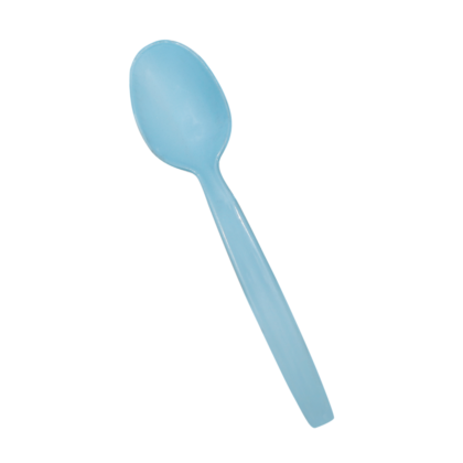 COLHER PEQUENA AZUL BEBE