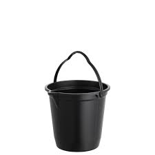 BALDE 6 L PRETO C/ BICO - RECICLADO