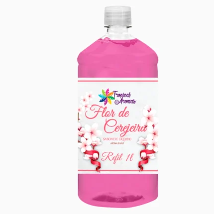 REFIL SABONETE LIQUIDO 1000 ML - FLOR DE CEREJEIRA