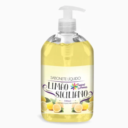SABONETE LIQ. 500 ML C/VALVULA - LIMAO SICILIANO