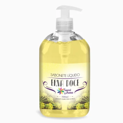 SABONETE LIQUIDO ERVA DOCE C/VALVULA 500ML