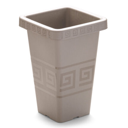 VASO GREGO QUADRADO 29,5 LITROS - AREIA