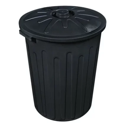 CESTO FECHADO C/TAMPA 7 LITROS BLACK