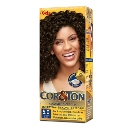 TINTURA COR&TON 5.0 CASTANHO CLARO 1UN