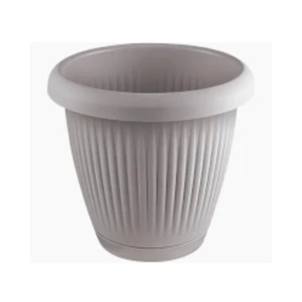 VASO REDONDO 8L C PRATO CZ CLARO