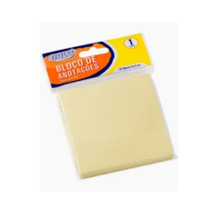 BLOCO SMART NOTES 76X76MM- AMARELO PASTEL - 50FLS - 1BLOCO