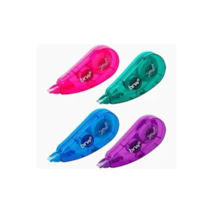 CORRETIVO EM FITA - SOUL - 5M X 5MM - CORES SORTIDAS