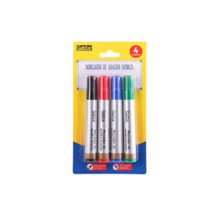 MARC.QUADRO BCO C/4 AL.PT.VM E VD BLT