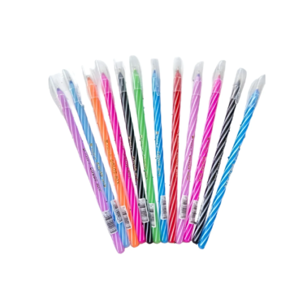 CANETA ESFER. CORES SORT. 0,7MM