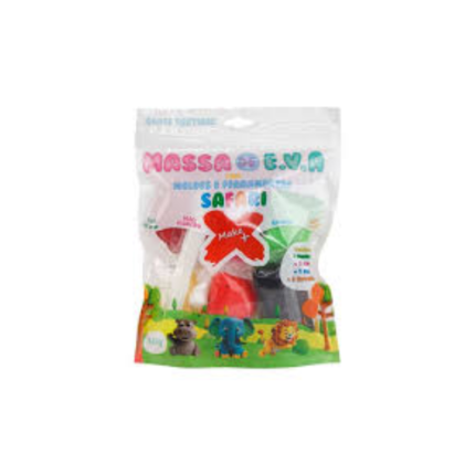 KIT MASSA DE EVA - SAFARI - 60G