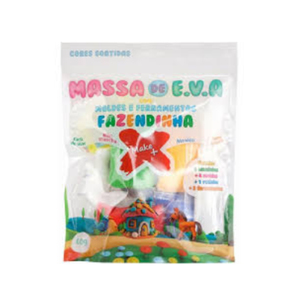 KIT MASSA DE EVA - FAZENDINHA - 60G