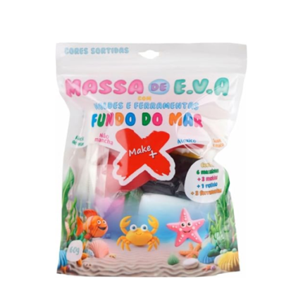 KIT MASSA DE EVA - FUNDO DO MAR - 60G