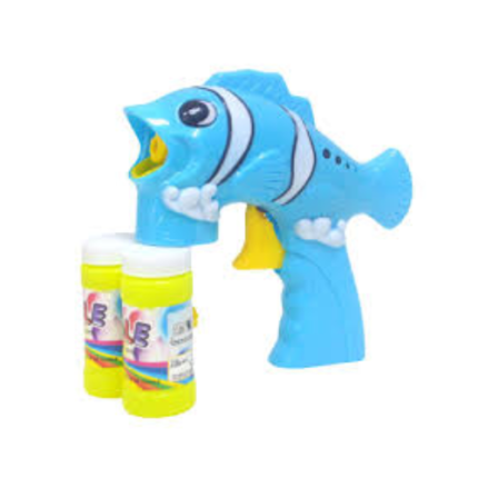 LANCA BOLHA SAB 45ML PEIXE C/LUZ COR AZ.