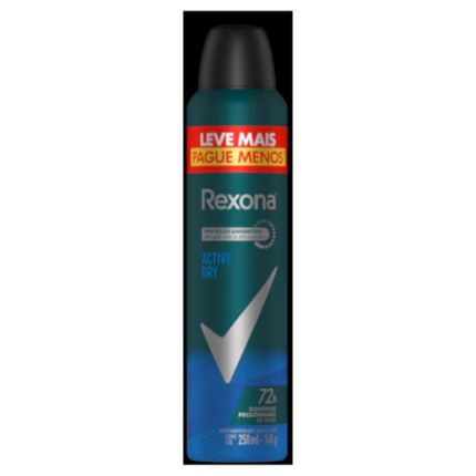 DESODORANTE AEROSOL REXONA ACTIVE MEN 150ML