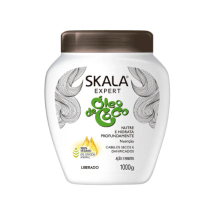 CREME TRATAMENTO SKALA POTE OLEO DE COCO 1KG