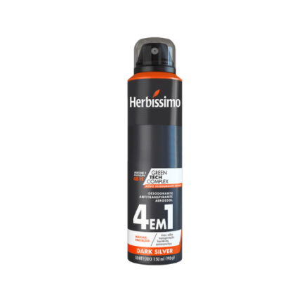 DESOD.AEROSOL HERBISSIMO 150ML DARK SILV