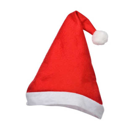 GORRO PAPAI NOEL TAMANHO 28X38CM