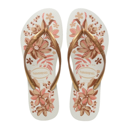 HAVAIANAS FEM SLIM ORGANIC BCO/DOUR 37/8 1UN