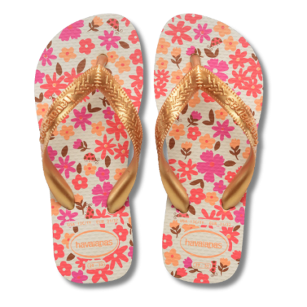 HAVAIANAS KIDS FLORES BUTTERCREAM 31/2 1UN