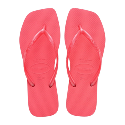 HAVAIANAS FEM SLIM SQUARE CORAL TROPICAL 41/2 1UN