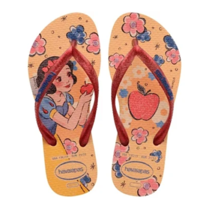HAVAIANAS KIDS SLIM PRINCESS AMARELO CAJA 31/2 1UN