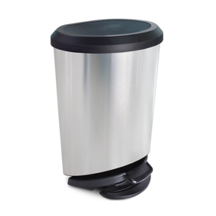 LIXEIRA COM PEDAL 20L INOX - POS INDUSTRIA