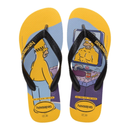 HAVAIANAS MASC SIMPSONS AMARELO POP 35/6 1UN