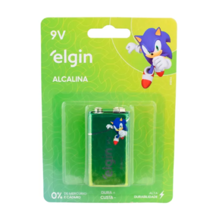 PILHA BAT ALCALINA 9V ELGIN(E) -  REF 000000082158