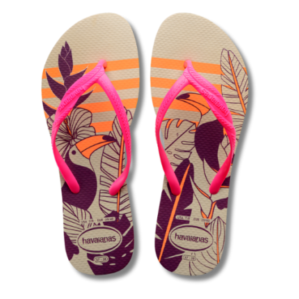 HAVAIANAS FANTASIA STYLE BEGE PALHA 33/4 1UN