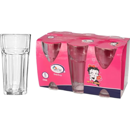 COPO DE VIDRO 280ML SEU LAR KIT C/3