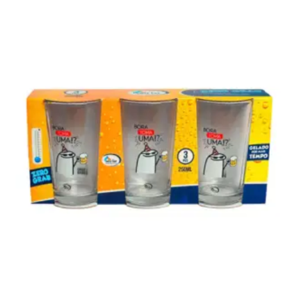 COPO ZERO GRAU 250ML KITS C/3 SEU LAR