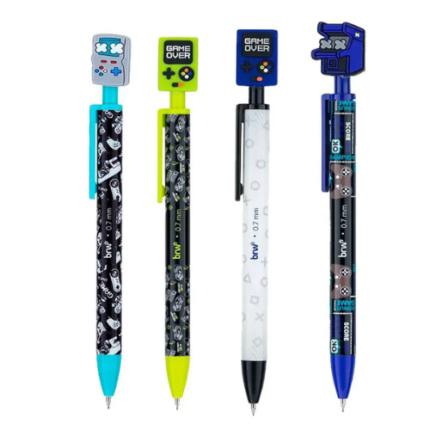 LAPISEIRA PLÁSTICA DIVERTIDA 0,7MM - GAME